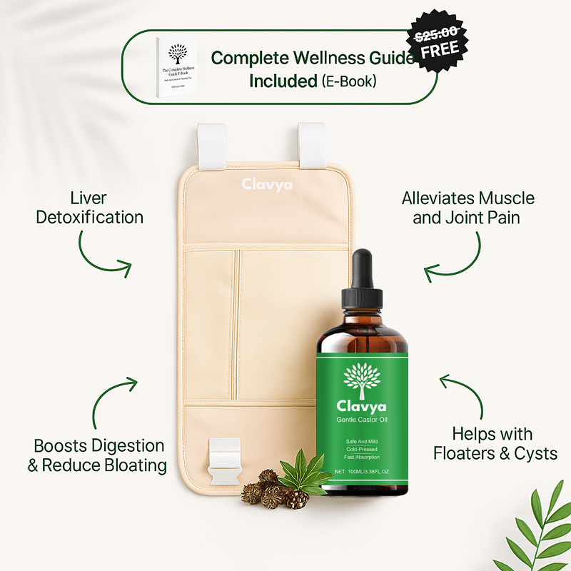 Clavya™ Wellness Pack (Wrap + Castor Oil)