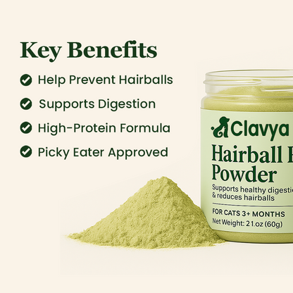 Clavya™ Hairball Relief Powder For Cats